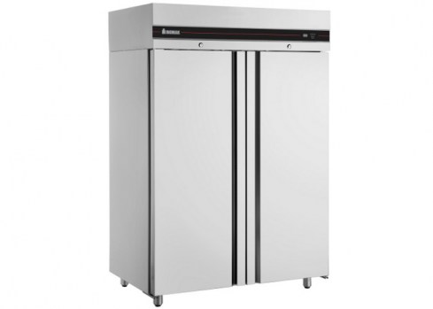 Ψυγείο θάλαμος συντήρηση Slim με 2 πόρτες ΙΝΟΧ 144x77x210εκ. CΕS2144/SL Inomak